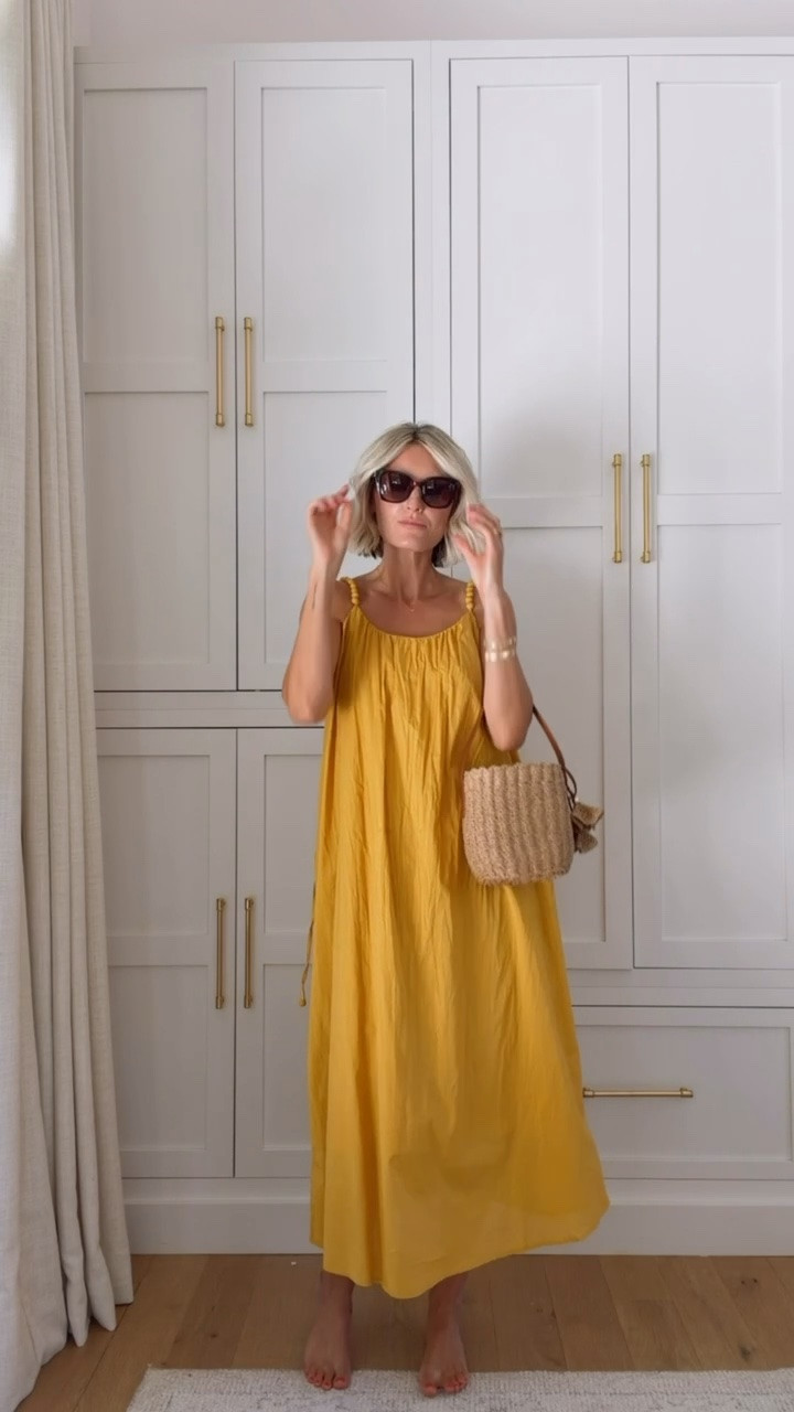 Love this beaded strap yellow dress! So perfect for resort wear as an elevated tropical look! The price on this is so affordable 😍☀️ wearing XS

Loverly grey, Target fashion finds, yellow maxi gauze dress, vacation outfit ideas, mustard golden dress, affordable women’s summer clothing

#LTKSeasonal #LTKTravel