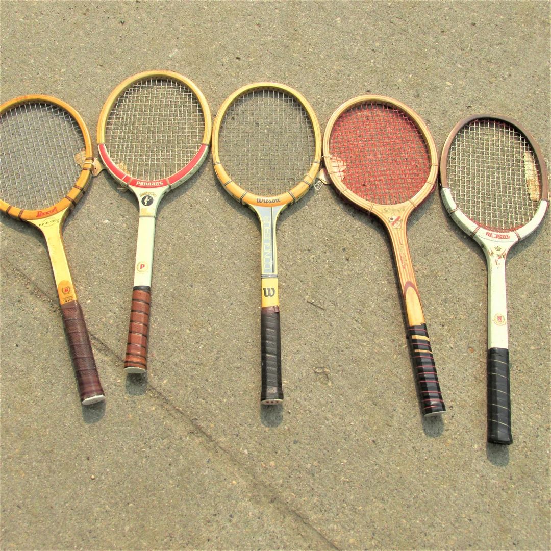 Wood Tennis Racket Vintage Choice | Etsy (US)
