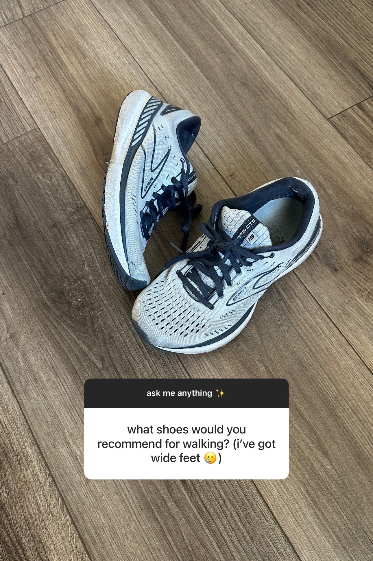 Very comfortable walking shoes for wide feet and plantar fasciitis! I used to deal with a lot of plantar fasciitis pain and needed a lot of support for it and these were perfect 🤍

#LTKPlusSize #LTKShoeCrush #LTKActive