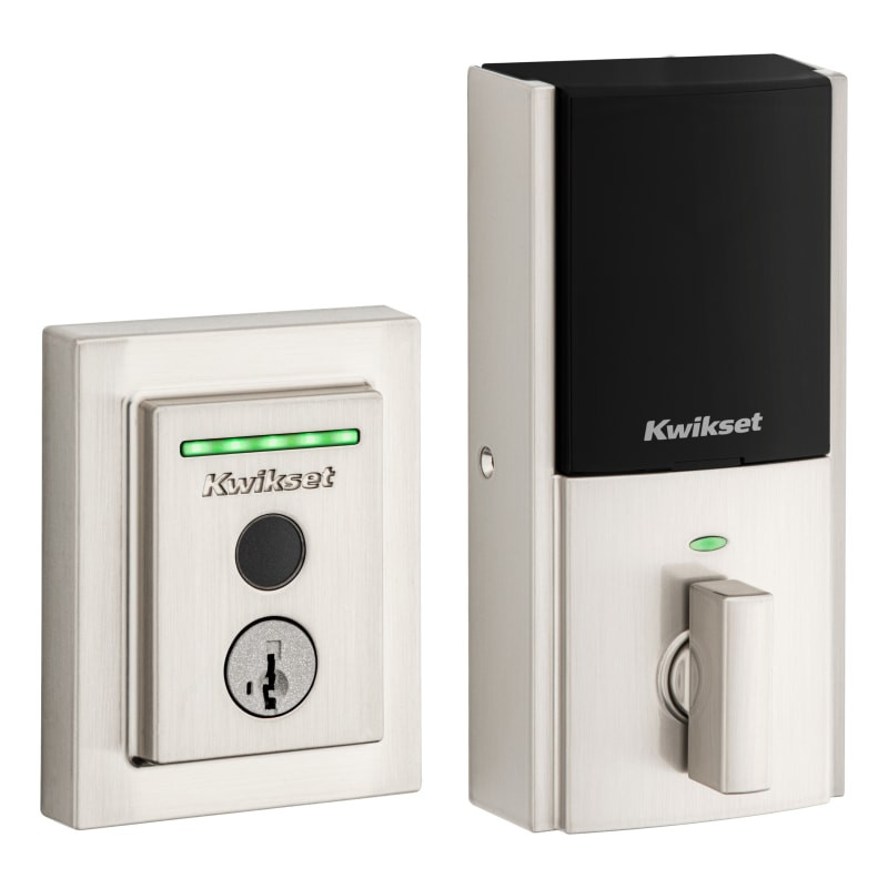 Kwikset 959CNTFPRT Halo Contemporary SmartKey Electronic Fingerprint Keyless Entry WiFi Enabled Dead | Build.com, Inc.