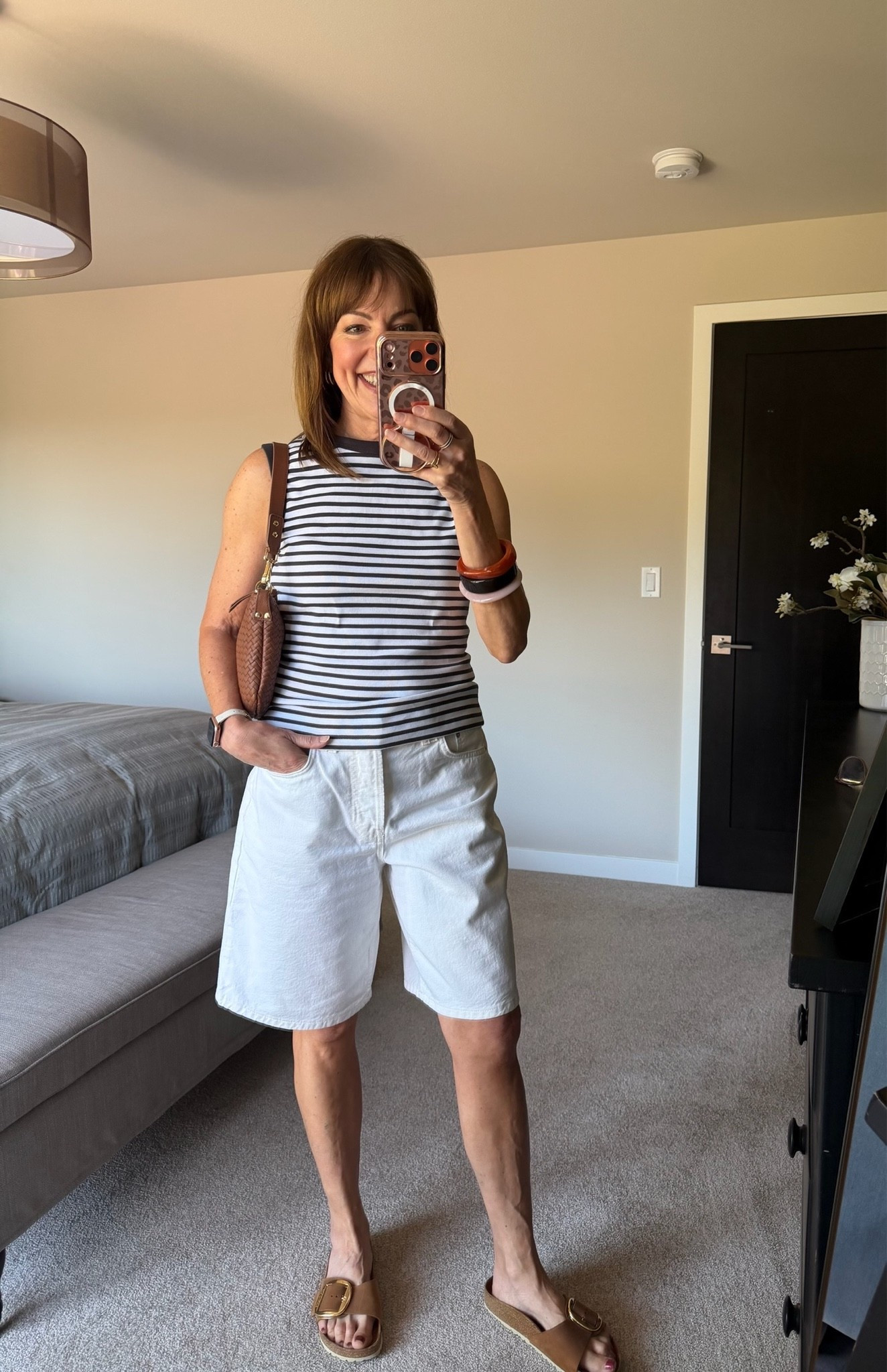 Perfect jorts for summer! This style is in and so easy to style with a more fitted top!

#LTKootd #LTKSeasonal #LTKOver40