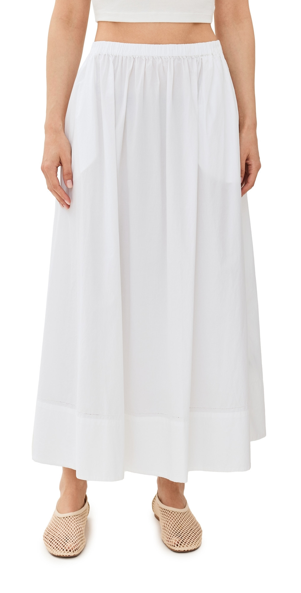 Jenni Kayne Lauren Skirt White XL | Shopbop