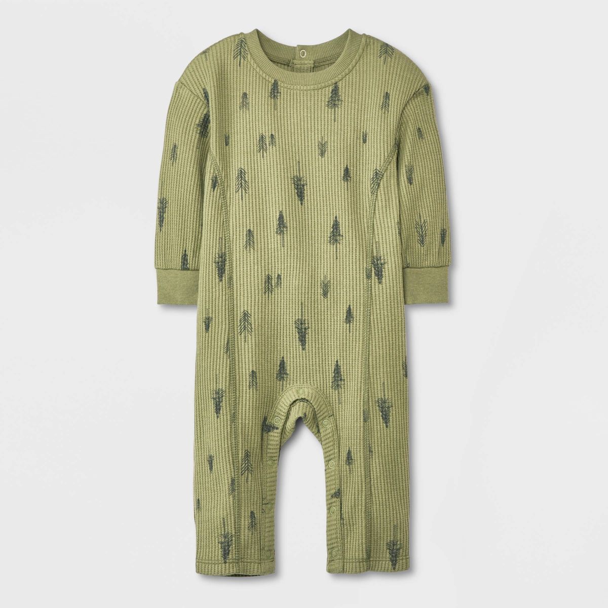 Grayson Collective Baby Boys' Seamed Romper - Green | Target