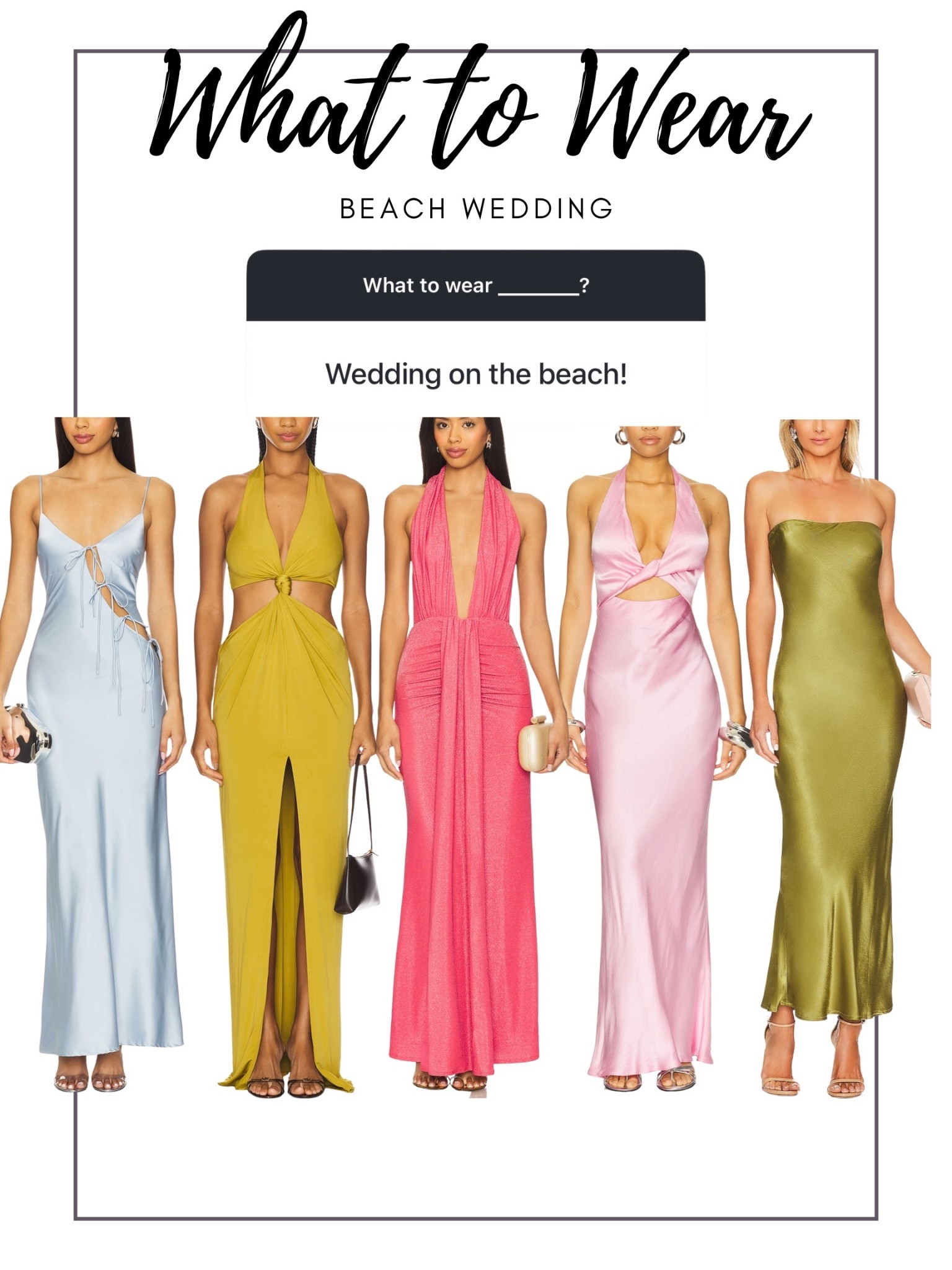 Love these options for a beach wedding! 


Formal dresses
Travel looks 
Wedding guest dress 

#LTKParties #LTKSeasonal #LTKWedding