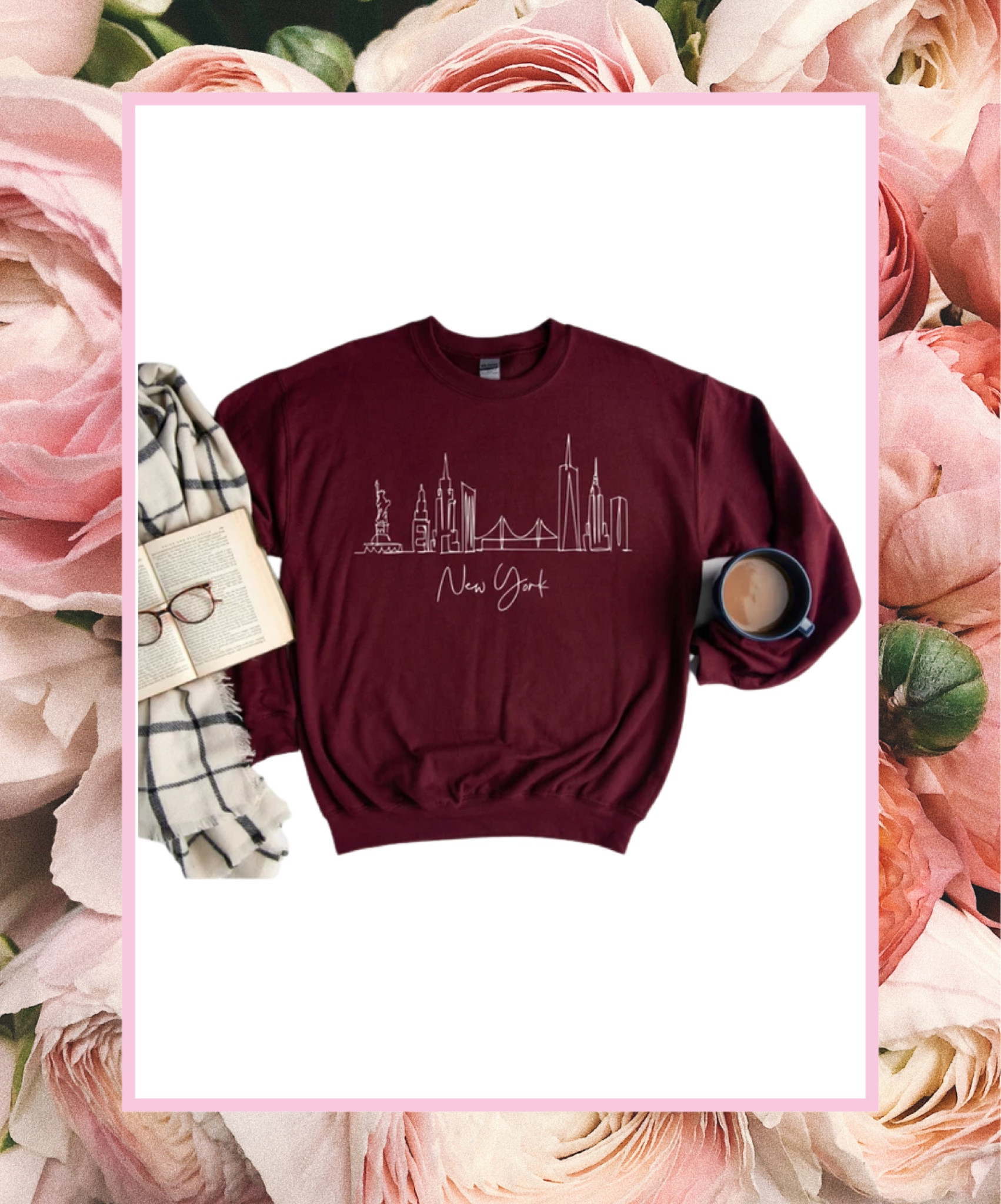 Check out this comfy sweatshirt from Etsy.

Sweater, sweatshirt, hoodie, college sweater, college sweatshirt, New York sweater, New York sweatshirt, Los Angeles sweater, Los Angeles sweatshirt, fashion, winter fashion.

#LTKFind #LTKstyletip #LTKSeasonal