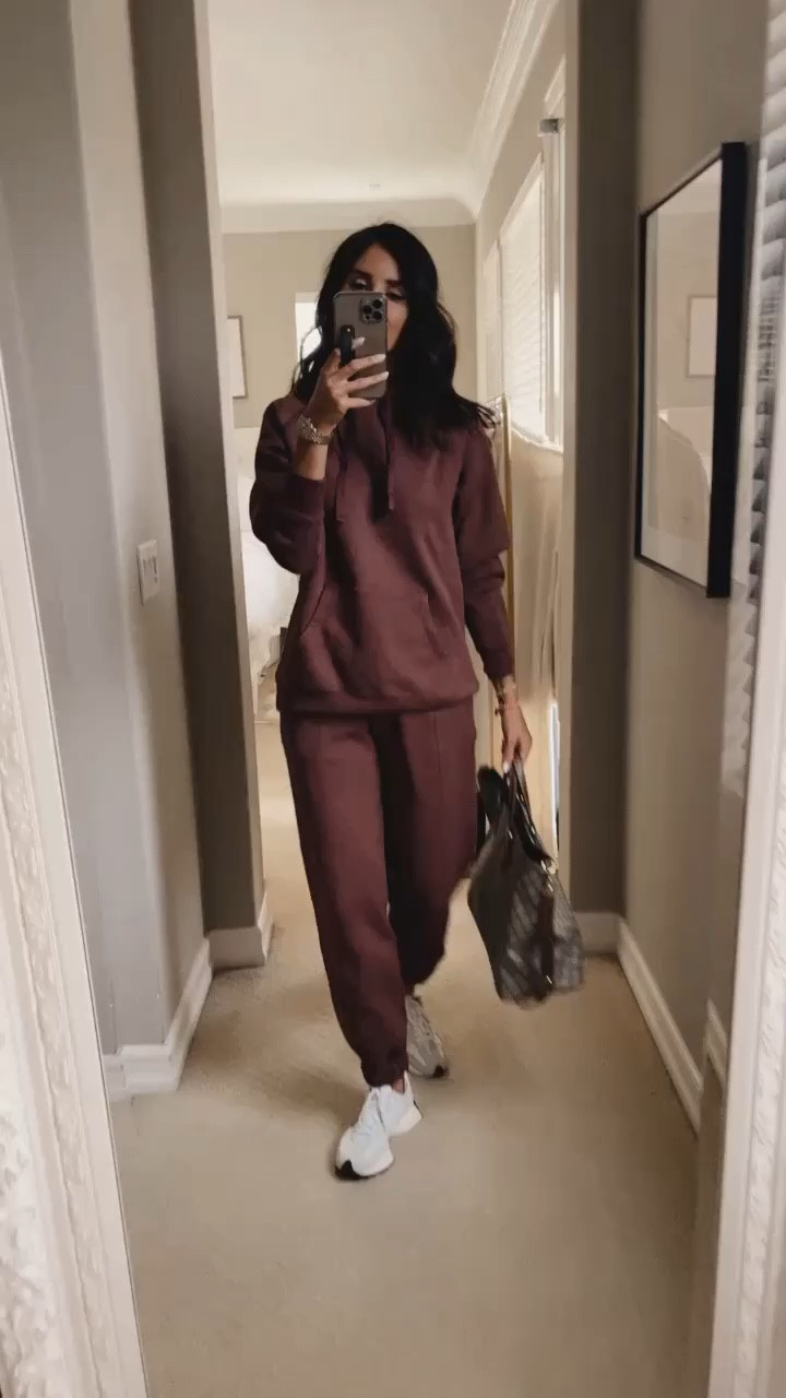 I’m just shy of 5’7 wearing the size XS sweatpants and S sweatshirt. 
Amazon finds, amazons style, amazon fashion, StylinByAylin 

#LTKstyletip #LTKunder100 #LTKSeasonal