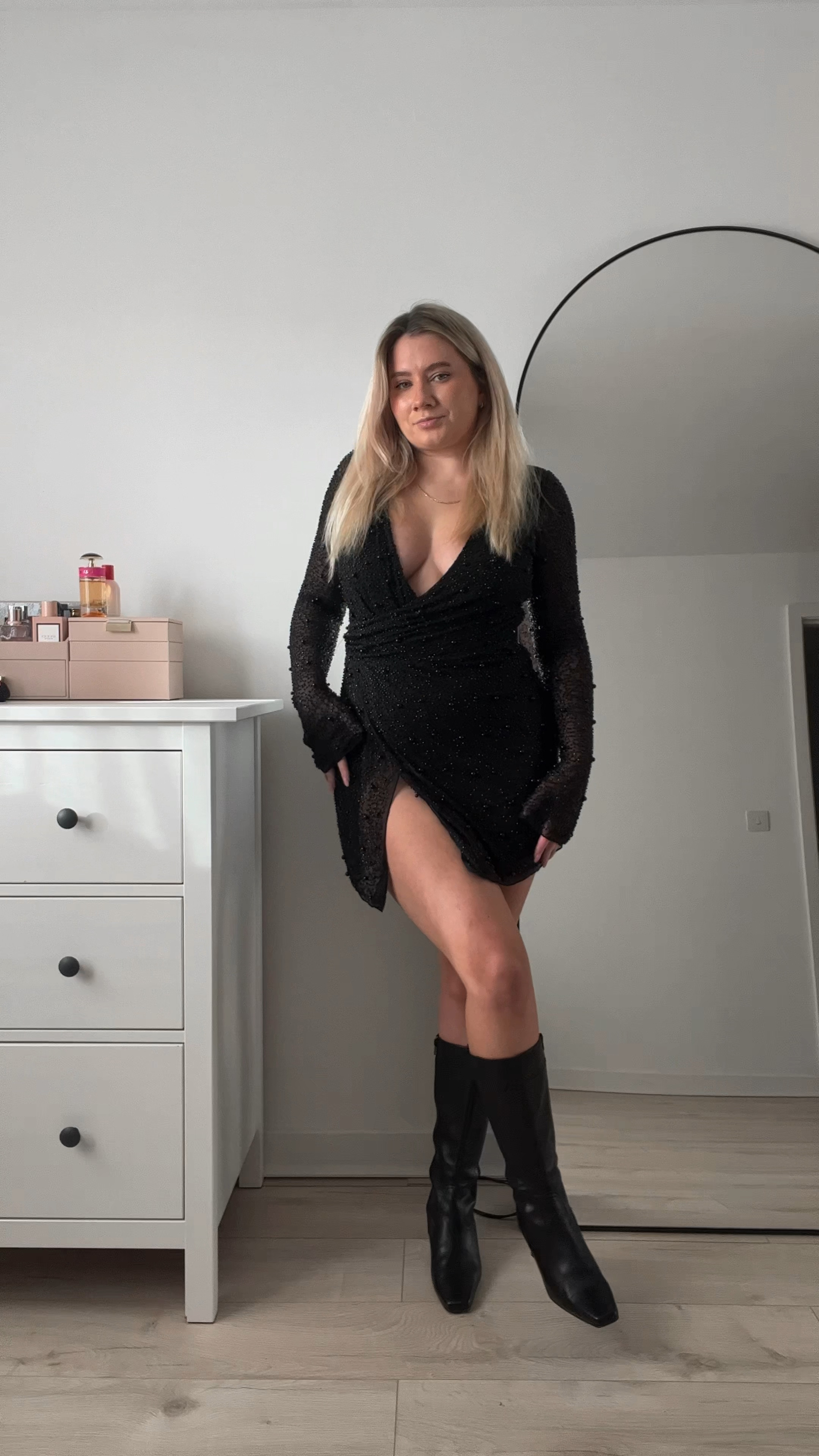black mini v neck long sleeve sequin stone dress for valentine’s day/date night

#LTKSale #LTKstyletip #LTKeurope