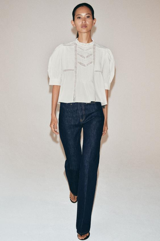 ZW COLLECTION EMBROIDERED SHIRT | Zara NL