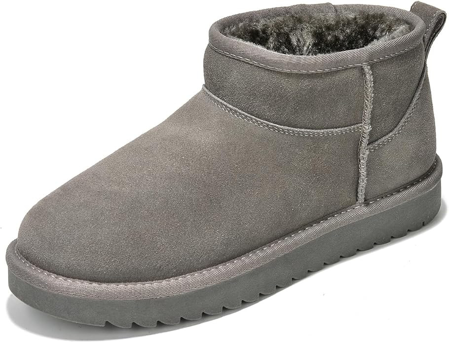 Project Cloud Genuine Suede Ankle Boots for Women - Water Resistant Winter Boots for Women - Memo... | Amazon (US)