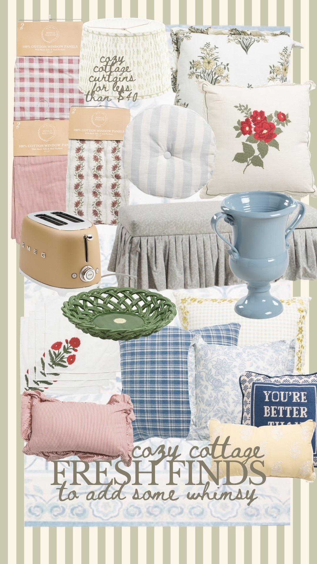 Cozy cottage farmhouse whimsy