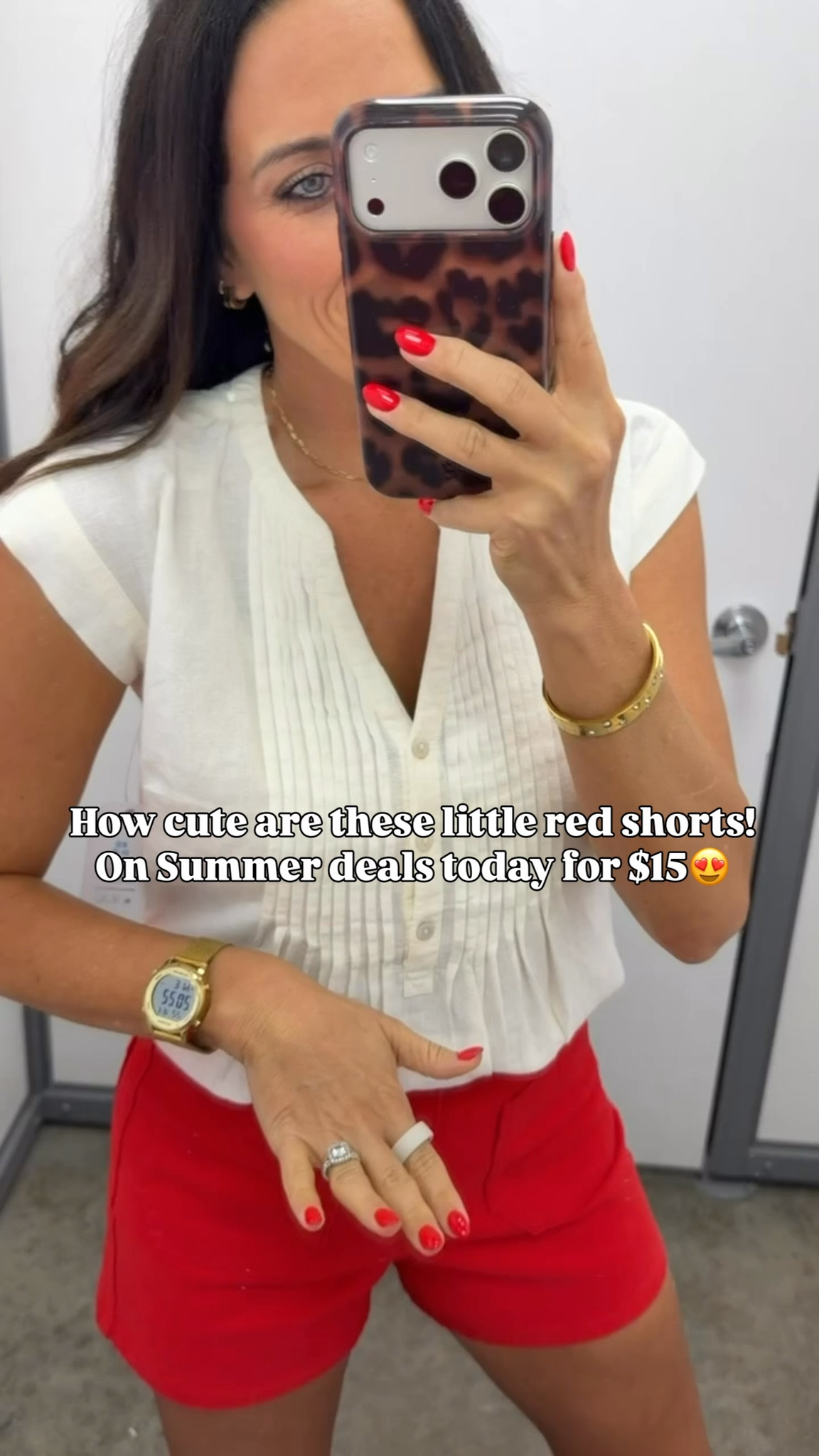 SUMMER DEAL ALERT ☀️ These shorts are only $15 at Walmart and they’re so good!

The bright red color is such a fun pop for summer, and the fit is super flattering without being too short. Paired them with this lightweight white top for an easy outfit I’ll be wearing on repeat.

Wearing my usual size small.

#WalmartFashion #WalmartFinds #SummerStyle #AffordableFashion #WalmartDeals #SummerOutfit #CasualStyle #EverydayOutfit #LTKStyle #LTKFinds #FashionFinds #BudgetFriendlyFashion #SummerWardrobe #WalmartStyle #OutfitInspo