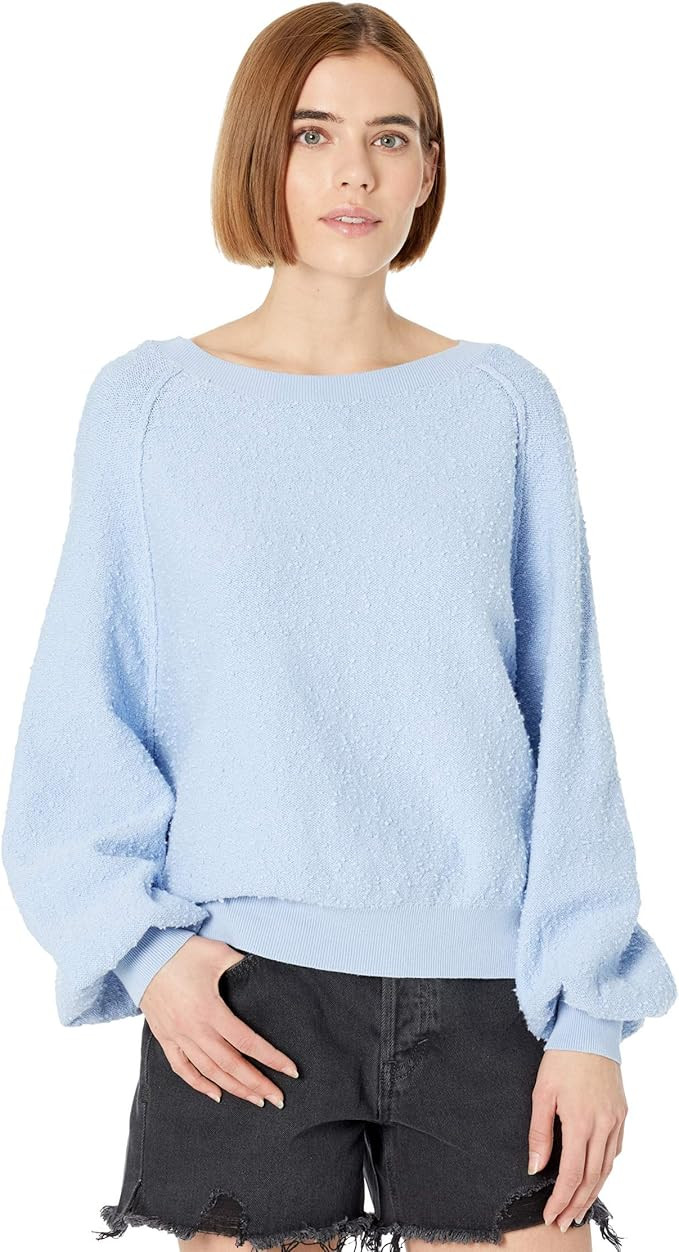 Free People Found My Friend Pullover Crystal Sky XS at Amazon Women’s Clothing store | Amazon (US)