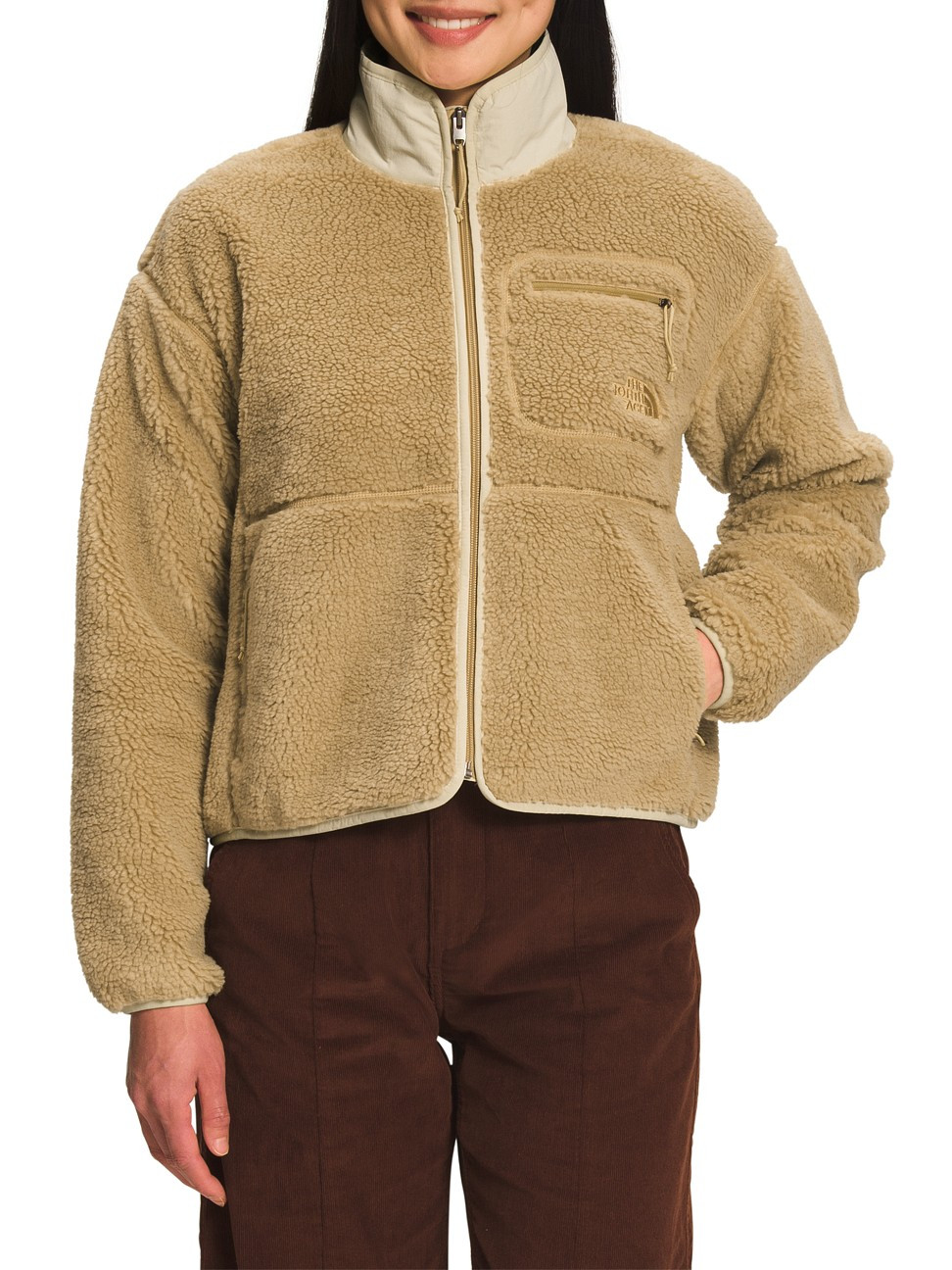 Women's Extreme Pile Full-Zip Jacket - Antelope Tan - Size Medium | Saks Fifth Avenue