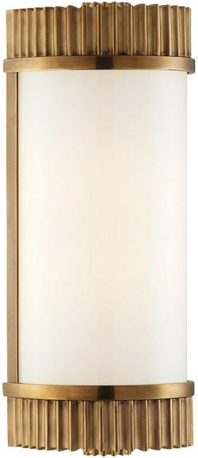 Hudson Valley Lighting 561-AGB Benton 1 Light Bath Vanity - 5 Inches Wide by 12.5 Inches High, Ag... | Amazon (US)