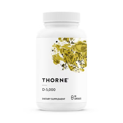 THORNE - Vitamin D3 Supplement - Support Healthy Bones, Teeth, Muscles, Immune Function & More* - NSF Certified for Sport - 5,000 IU - 60 Servings | Target