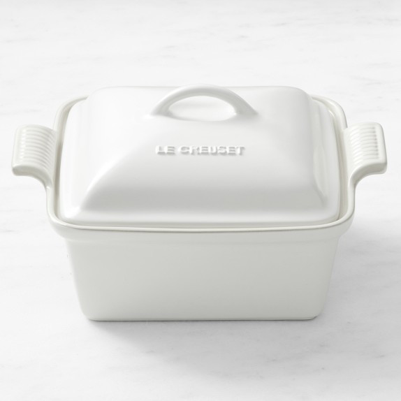 Le Creuset Stoneware Heritage Covered Square Baker, 4-Qt. | Williams-Sonoma