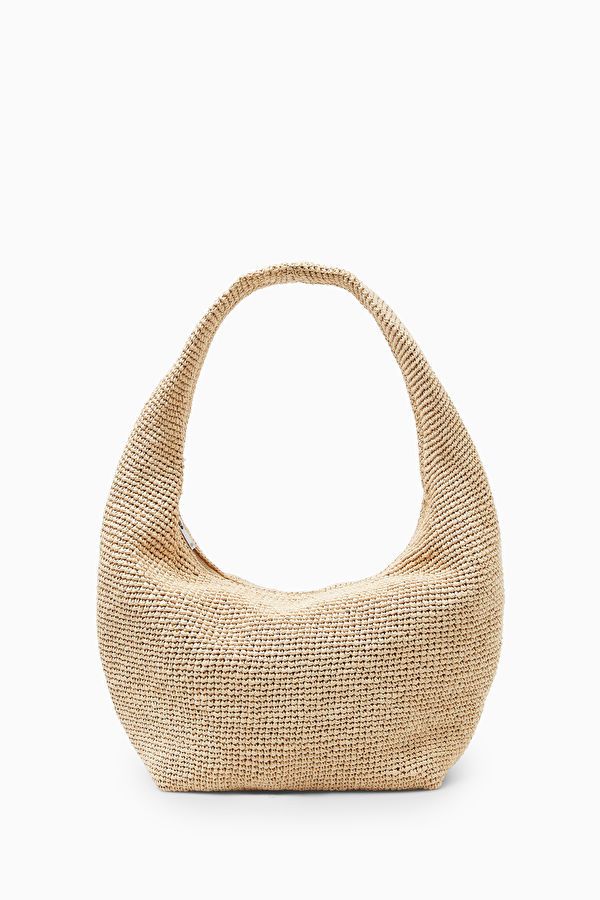 MINI SLING BAG - RAFFIA - BEIGE - COS | COS UK