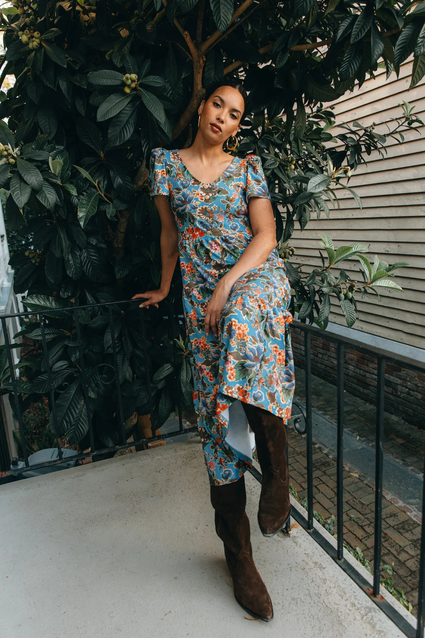 The Agatha Dress - Antique Petals | Smith and Quinn