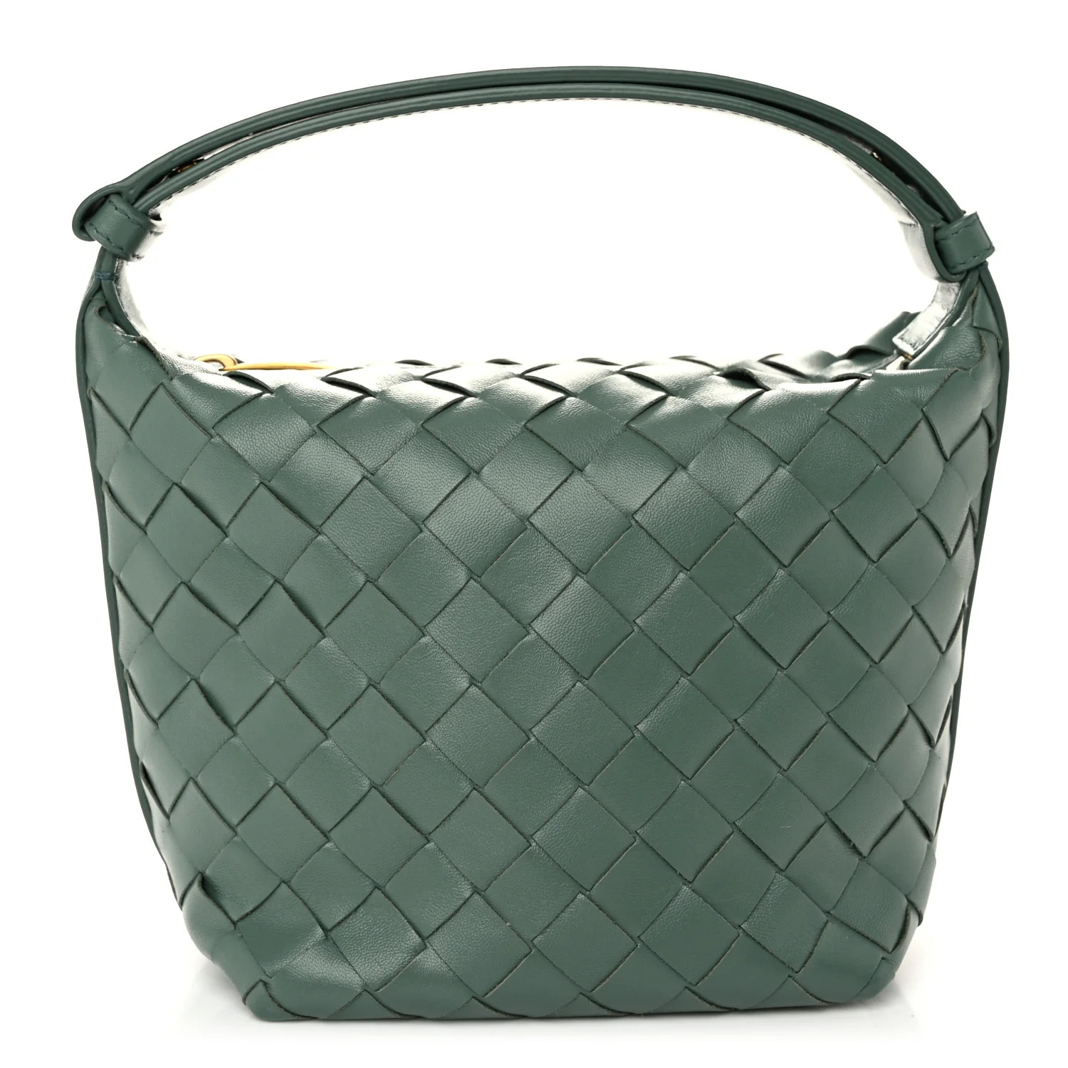 Bottega Veneta Calfskin Nappa Intrecciato Candy Wallace Aloe | FASHIONPHILE (US)