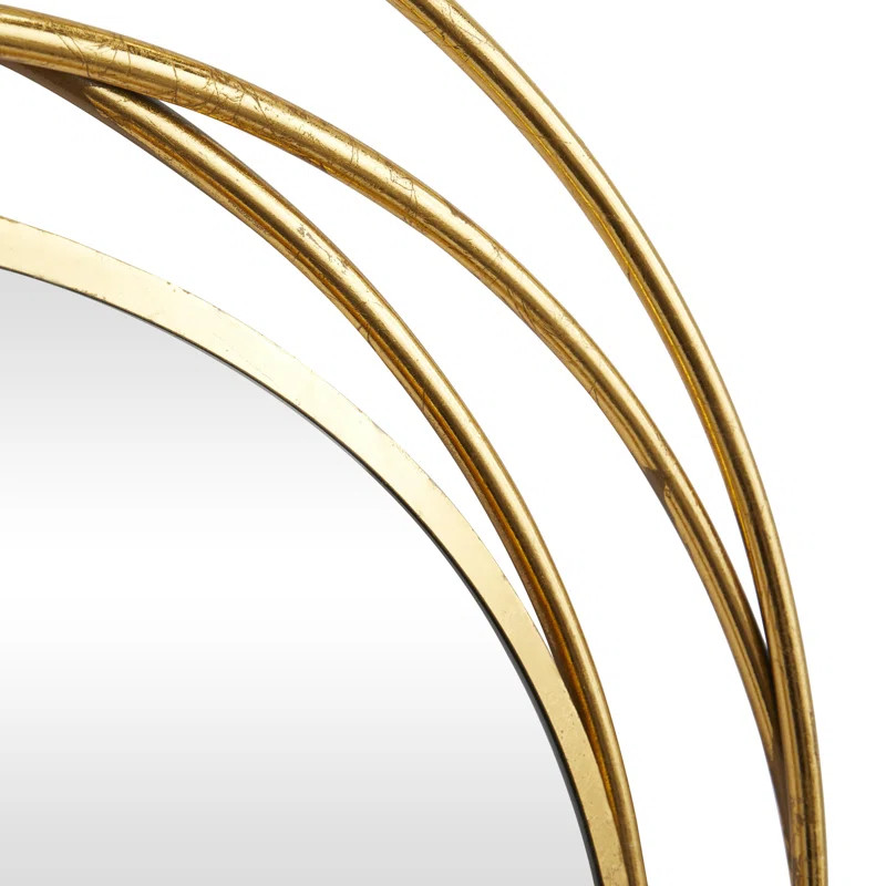 Wade Logan® Metal Room Wall Mirror with Overlapping Circles & Reviews | Wayfair | Wayfair North America