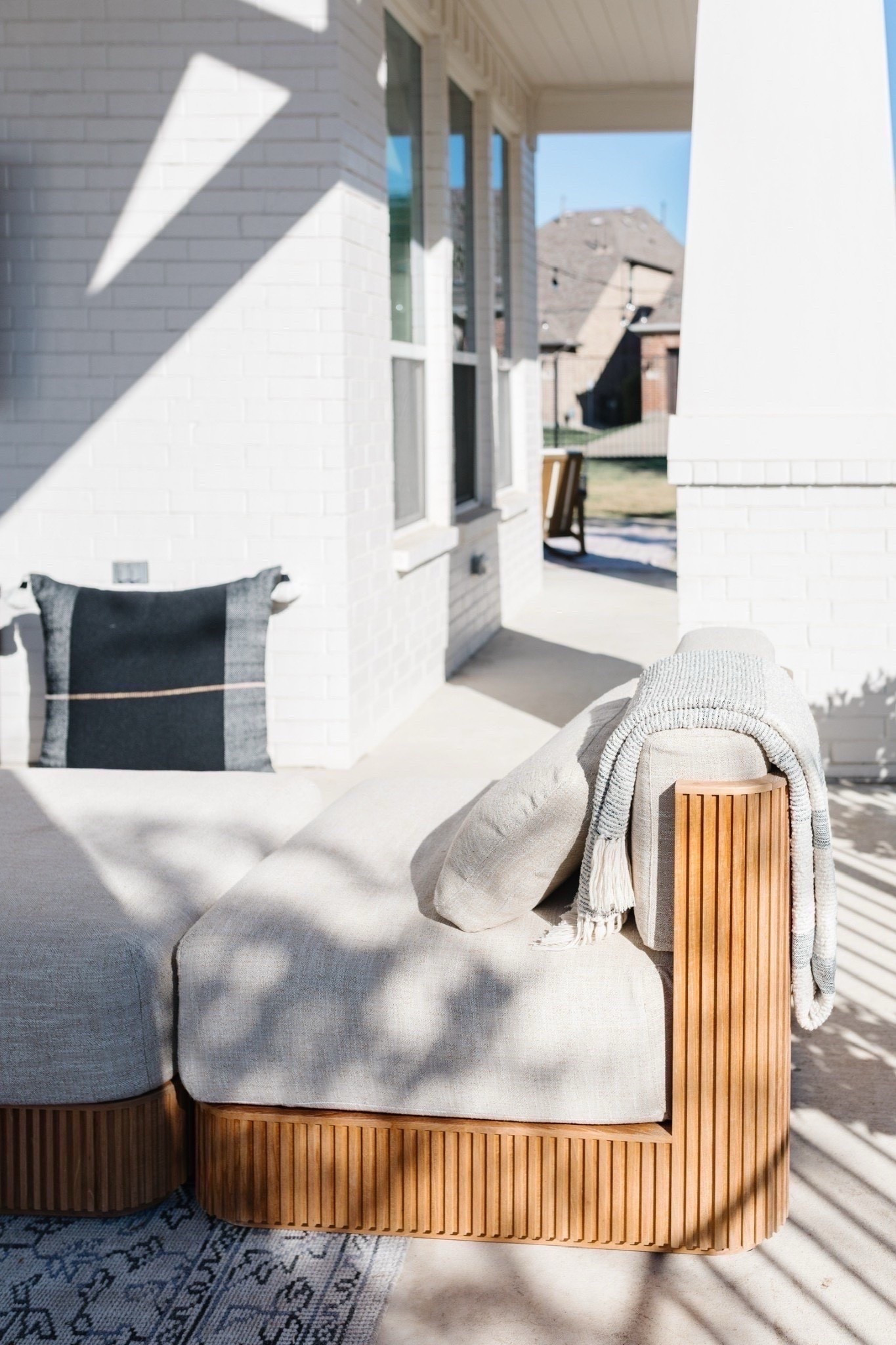 Outdoor furniture that I am loving for our home. Super comfy, made out of teakwood, and looks stunning! Perfect for year-round use 

#LTKHome #LTKSeasonal