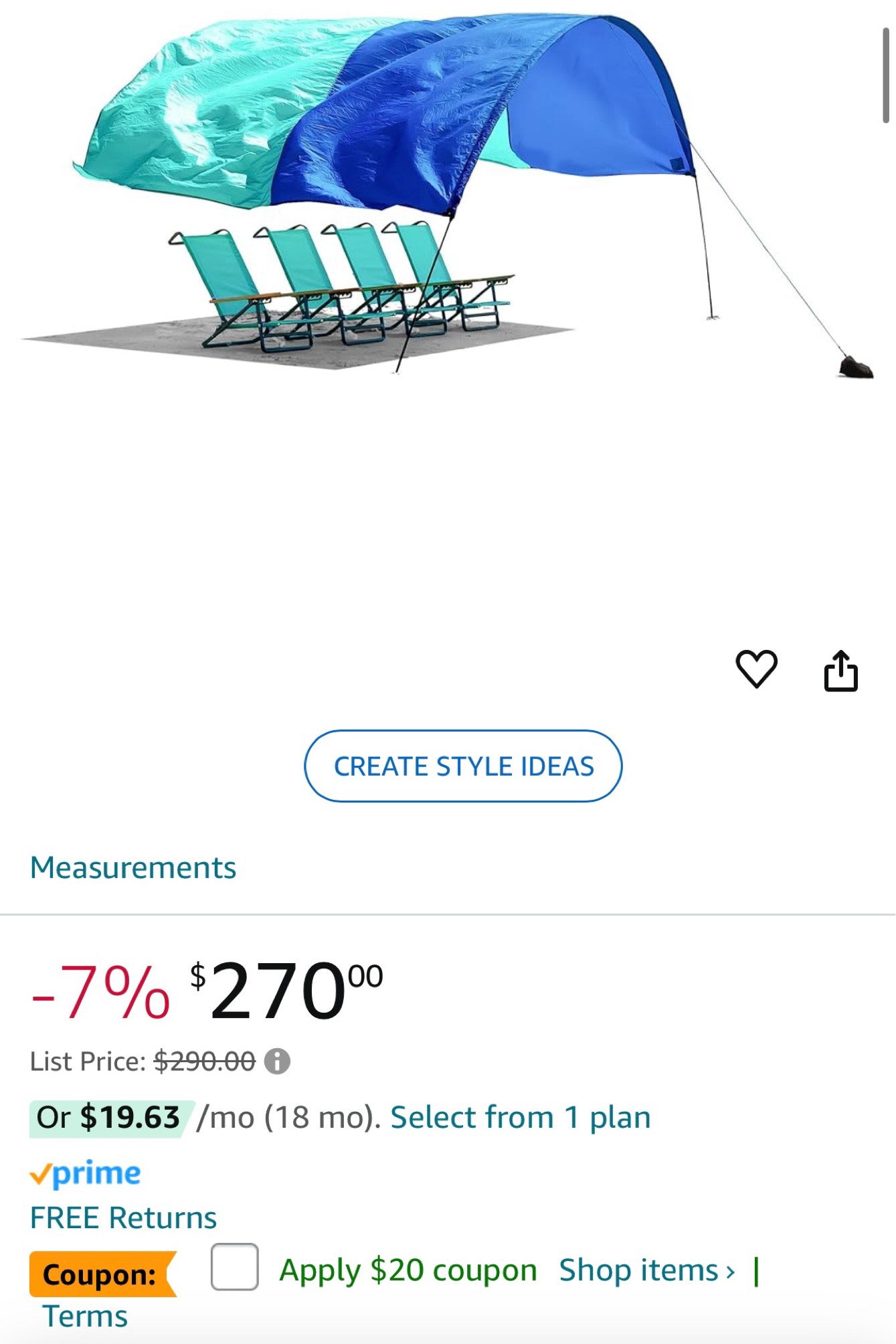Prime Day Deal : The Shibumi Shade never goes on sale. Clip that coupon and order. You won’t regret it. Perfect for shade at the beach and super easy to set up  

#LTKTravel #LTKSaleAlert #LTKSwim