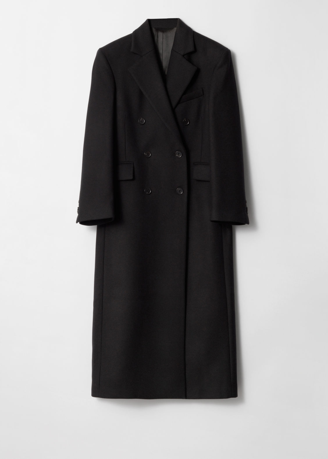 Long Wool Coat - Black | & Other Stories (EU + UK)