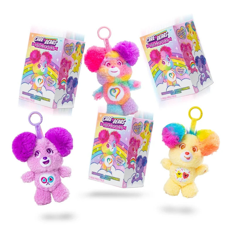 Care Bears Sugar Cuties 6" Scented Plush Dangler | Walmart (US)