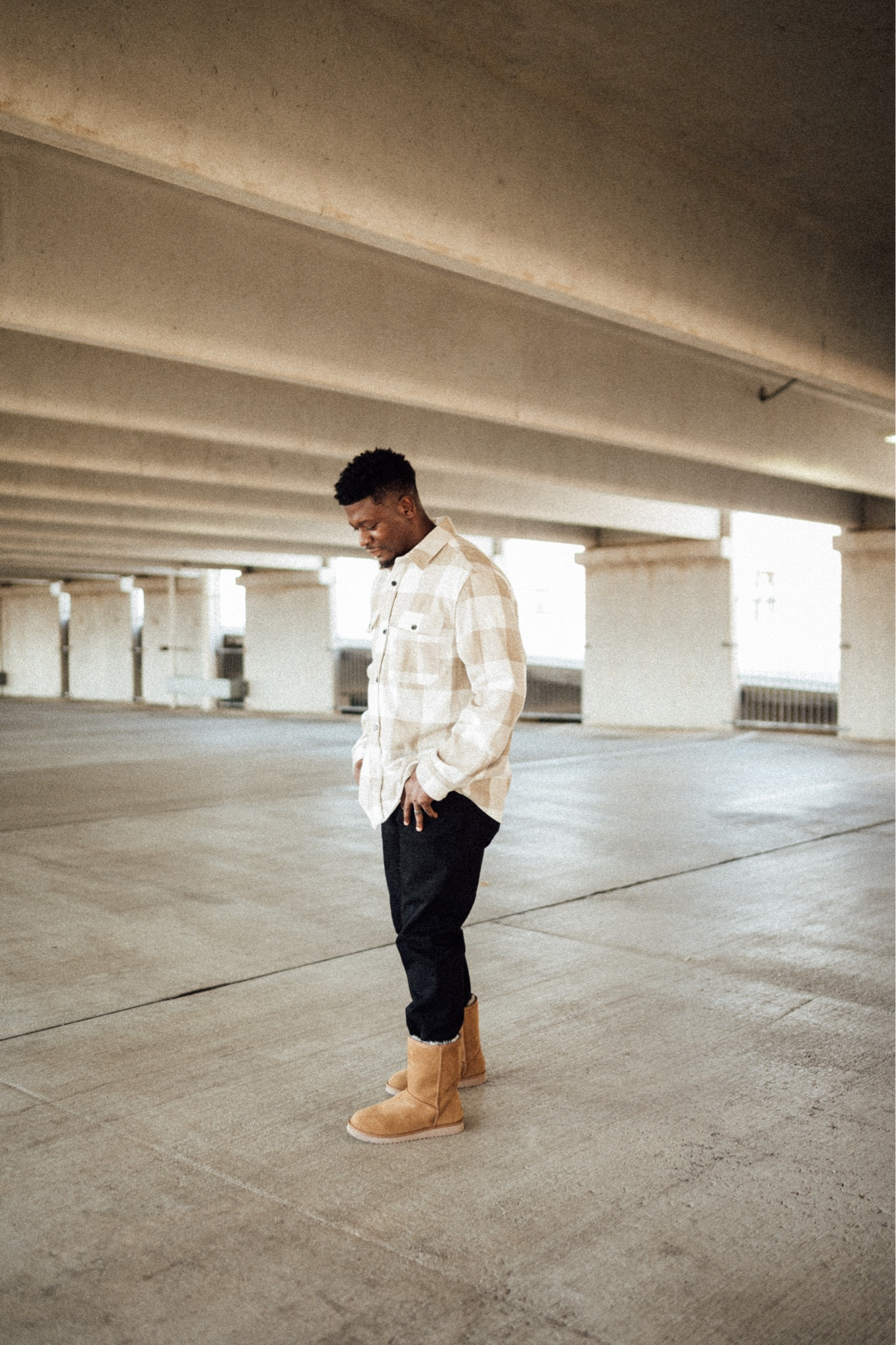 Mens UGG boots paired with tan flannel and black jeans 

#LTKstyletip #LTKmens #LTKSeasonal