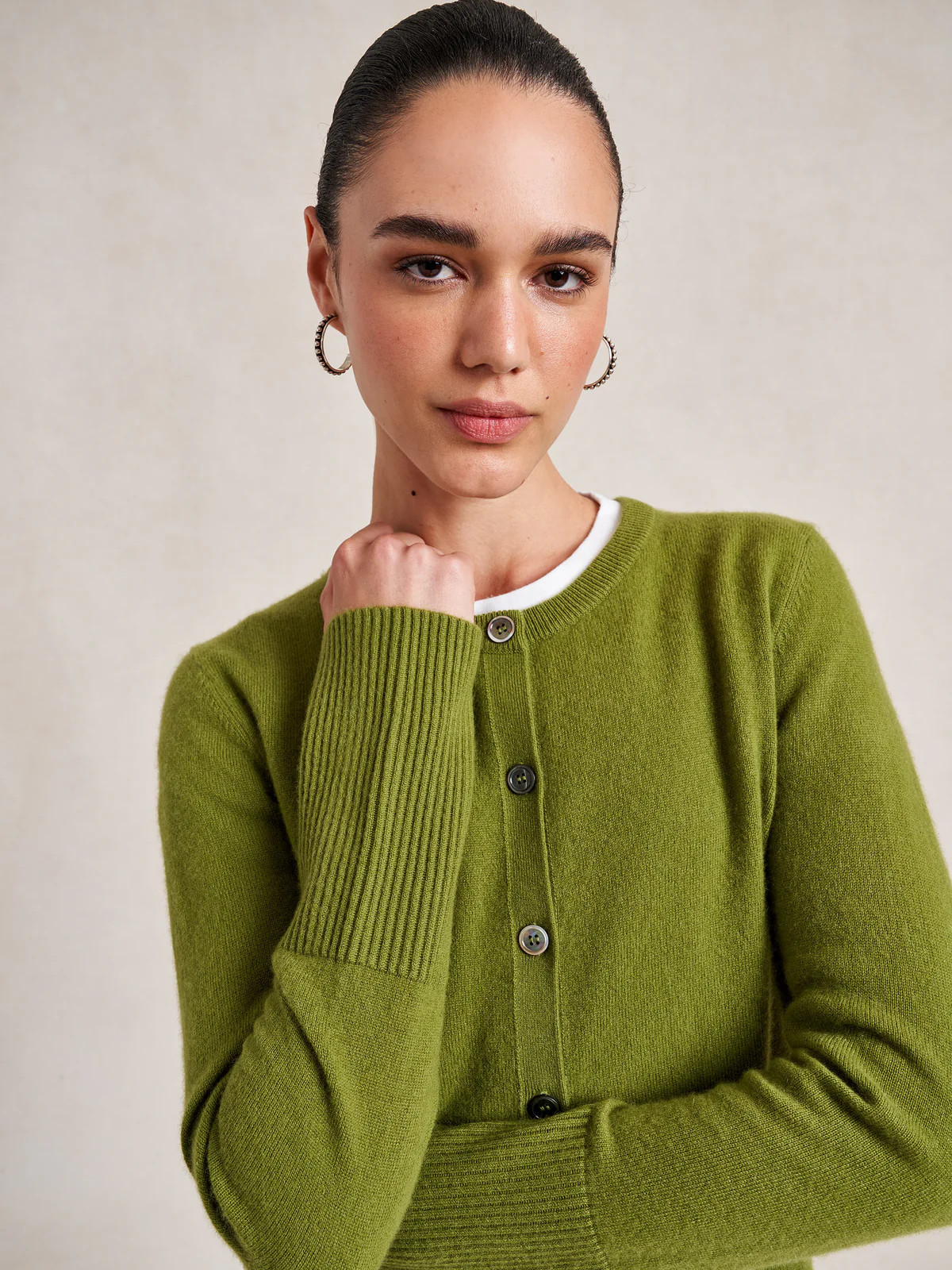 Solid Lean Lines Cardigan | La Ligne