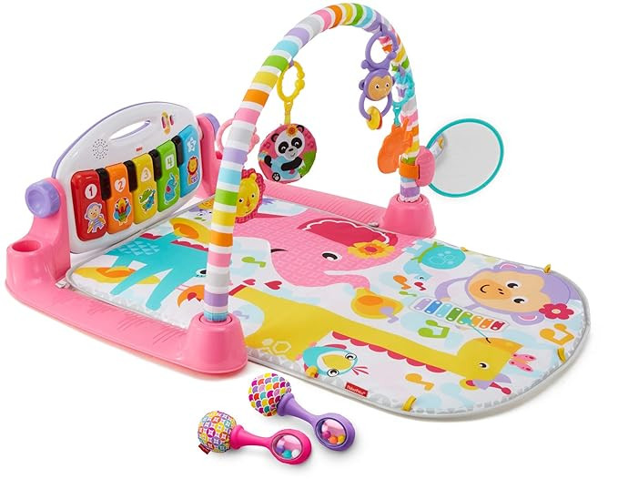 Fisher-Price Deluxe Kick & Play Piano Gym & Maracas | Amazon (US)