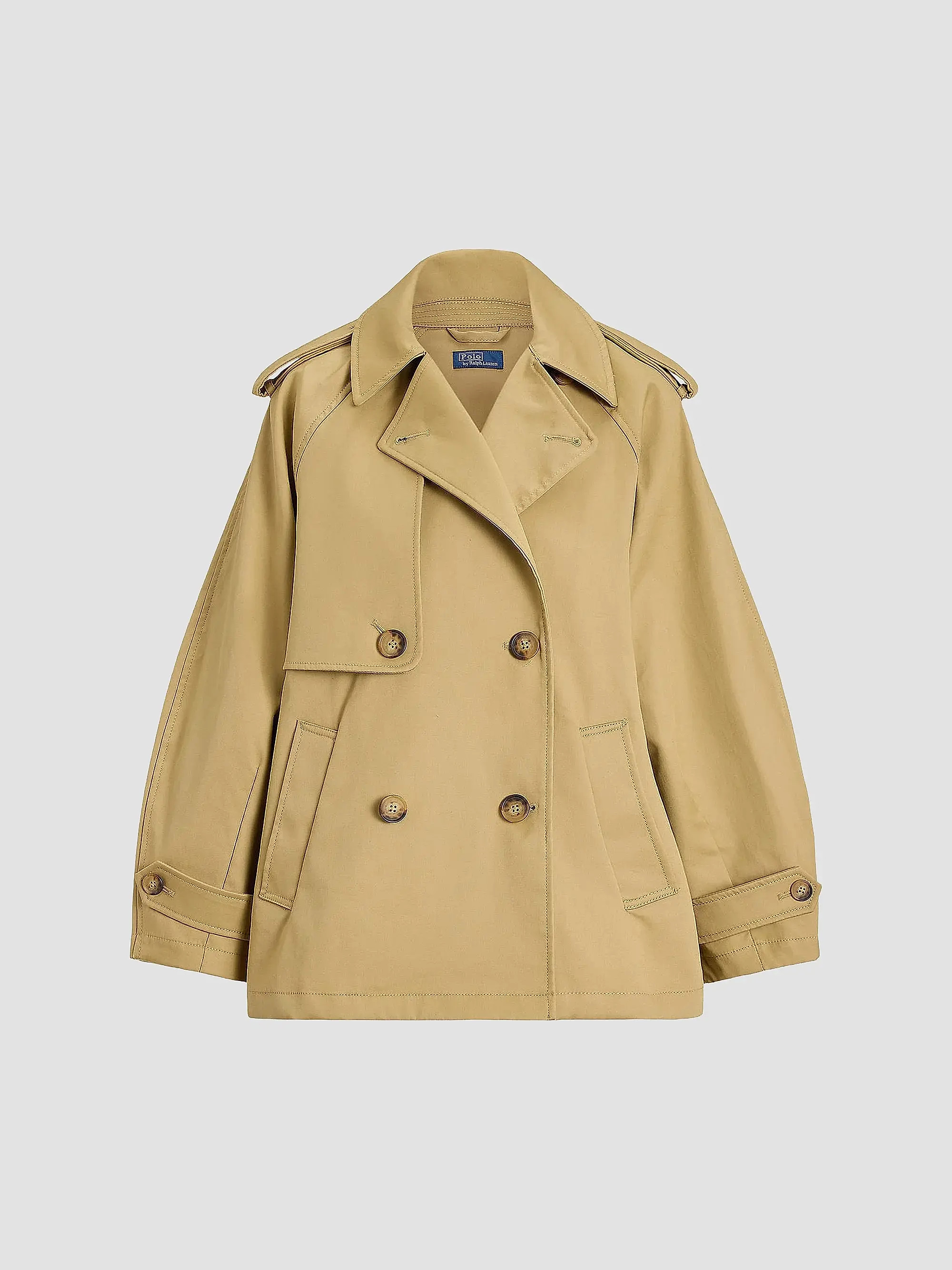 Cotton-Twill Balloon Trench Coat | Saks Fifth Avenue