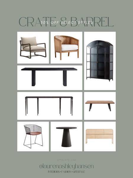 Crate & Barrel is having a limited time 30% off select furniture sale, and so many of my favorite pieces are included! This stunning rattan chair (we have in black), the wide version of my favorite display cabinet, our metal iron console table, our old dining chairs, and the coffee table version of our dining table! So many good finds!  

#LTKsalealert #LTKhome #LTKstyletip