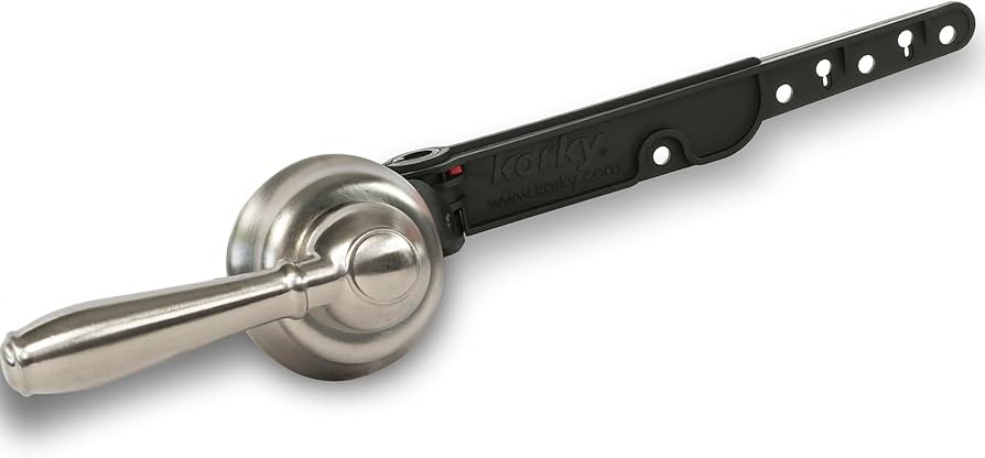 Korky 6071BP Strongarm Tank Lever to Fit Front Angled Side Left and Right Mount Toilets, Brushed ... | Amazon (US)