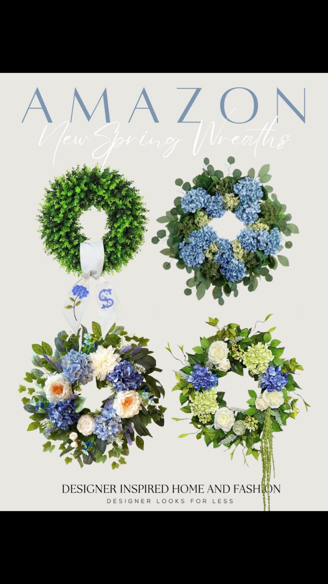 Amazon New Spring wreaths!

#LTKHome #LTKSeasonal