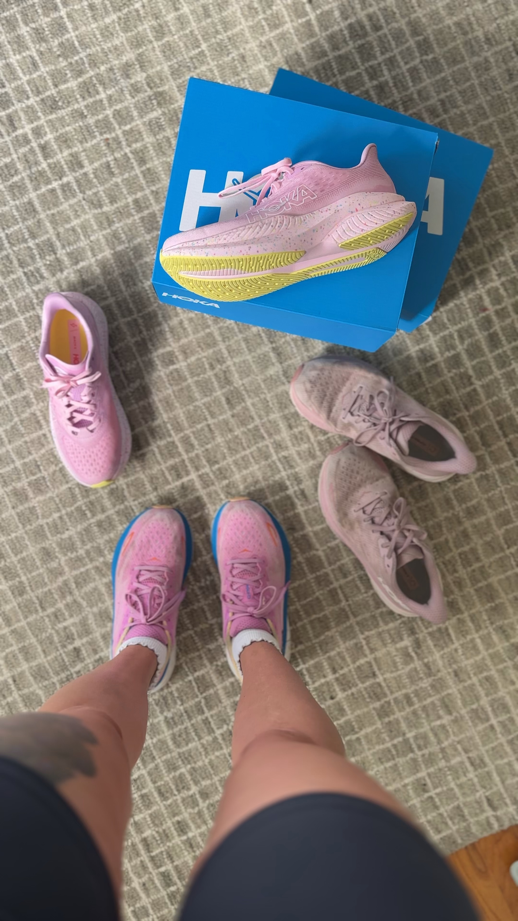 Me 🤝 pink hokas 🌺🌸🎀

#LTKVideo #LTKActive #LTKShoeCrush