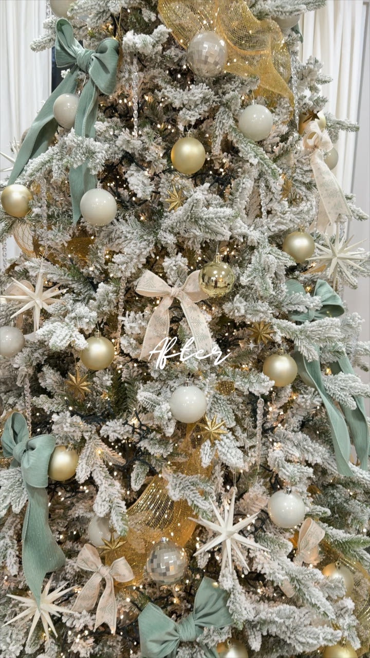 🎄Sage and gold christmas | frosted christmas tree | king of christmas queen flocked | target christmas | amazon twinkle lights | viral christmas tree | viral Christmas lights ✨

#LTKHoliday #LTKhome #LTKCyberWeek