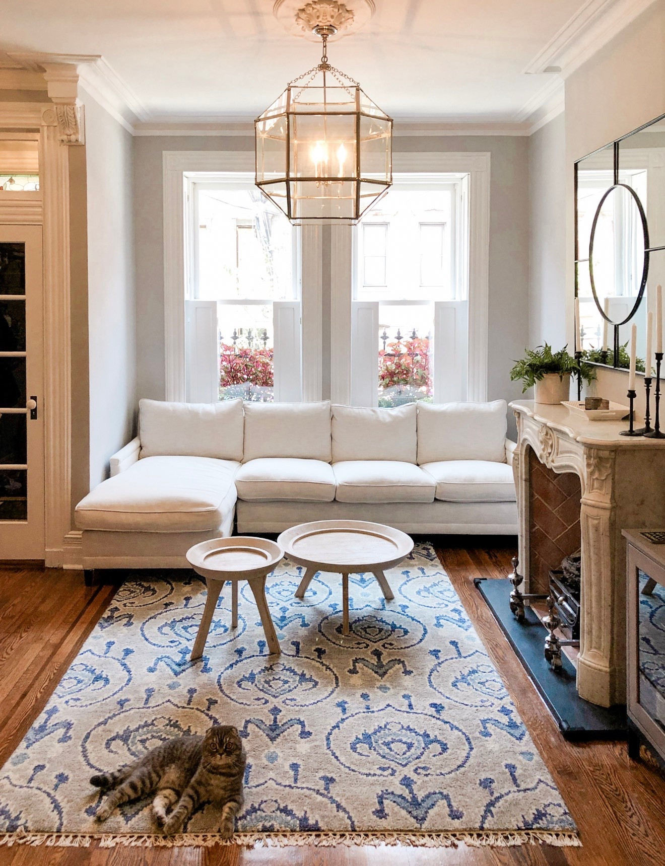One of the very first living rooms that I had the privilege to design (and it remains one of my favorites!) Sometimes you need to get creative with an older home’s layout but the results can be 👌🏻

Living room design, Serena & Lily rug, round coffee table, chandelier, statement mirror 

#LTKmorningroutine #LTKHome #LTKSeasonal