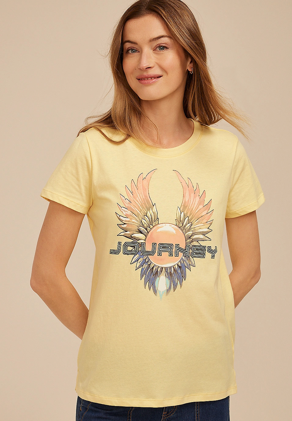 Journey Winged Sun Classic Fit Graphic Tee | Maurices