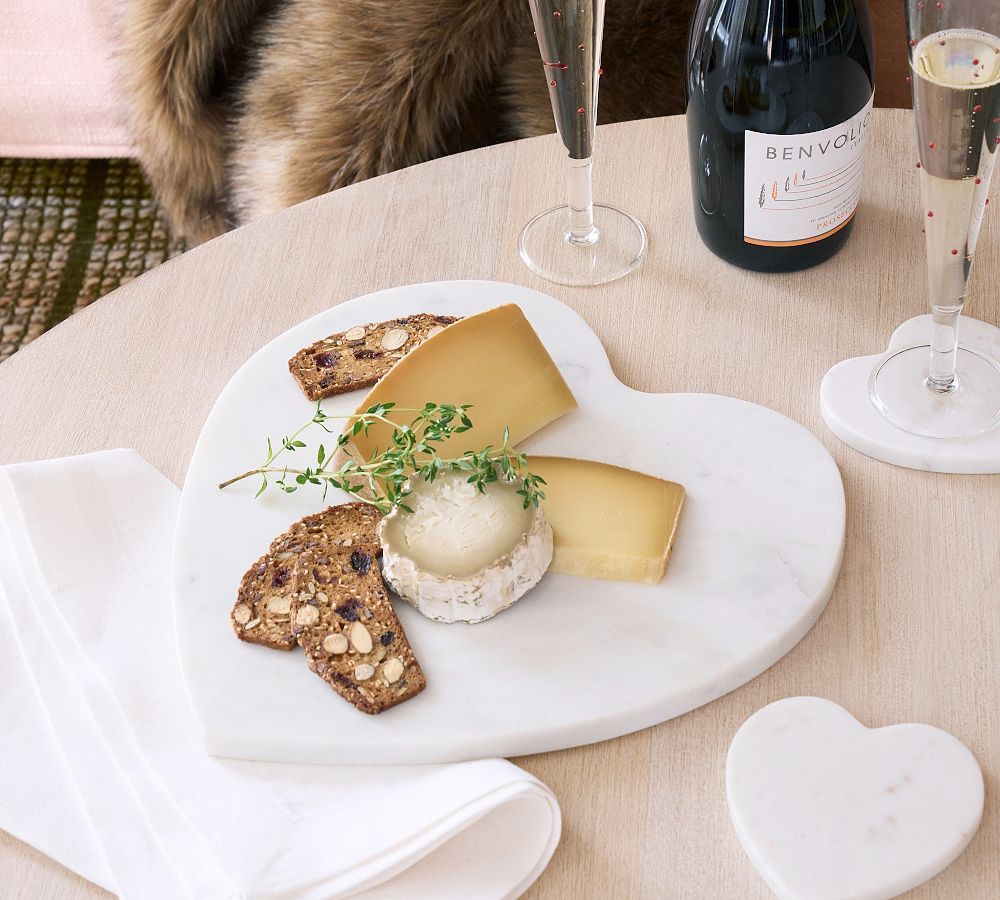 Marble Heart Cheeseboard | Pottery Barn (US)