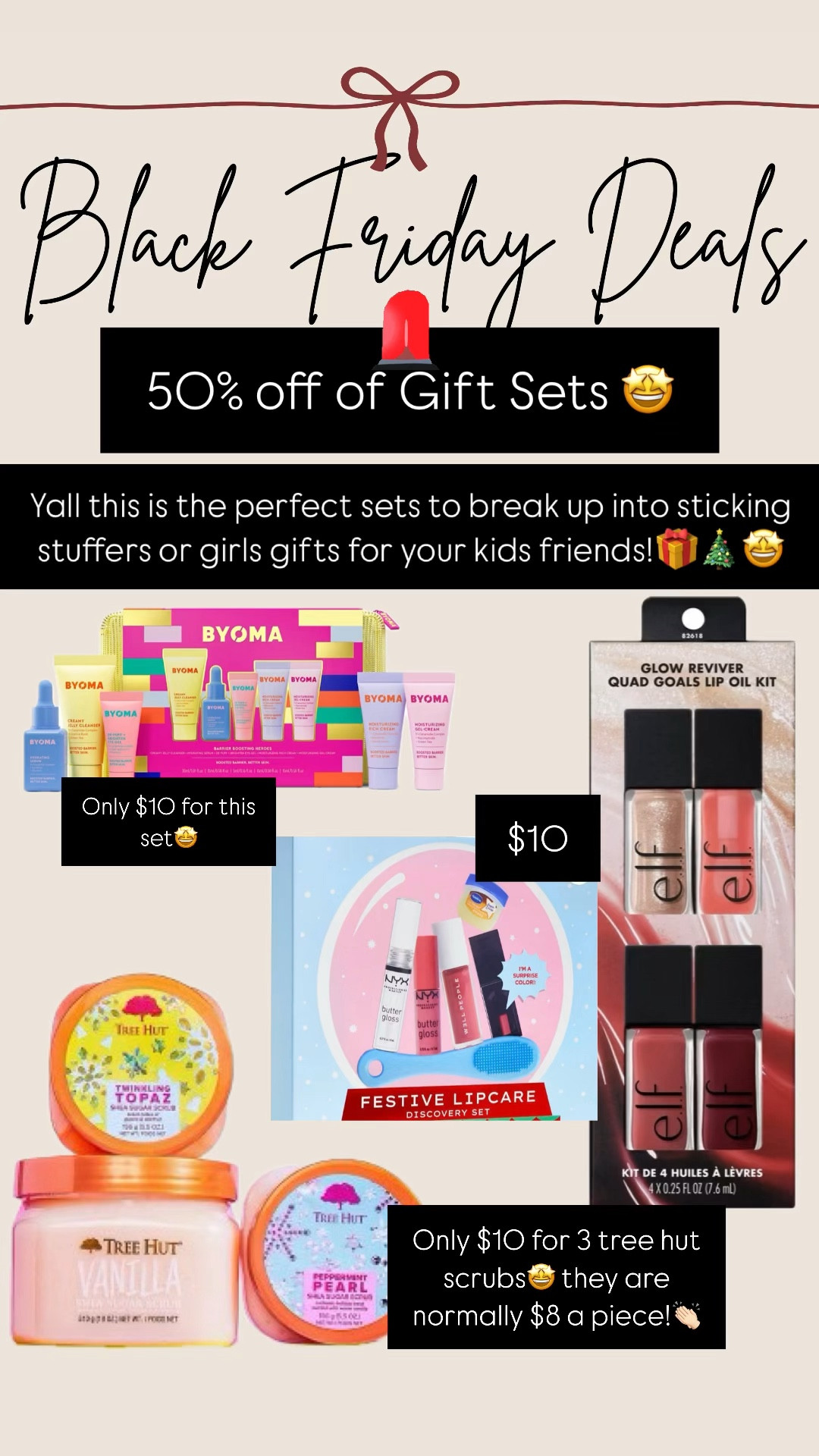 59% off gift sets at target! Yall these are perfect stocking stuffers and sets to break up into little gifts or dirty Santa! 

#LTKHoliday #LTKCyberWeek #LTKSaleAlert