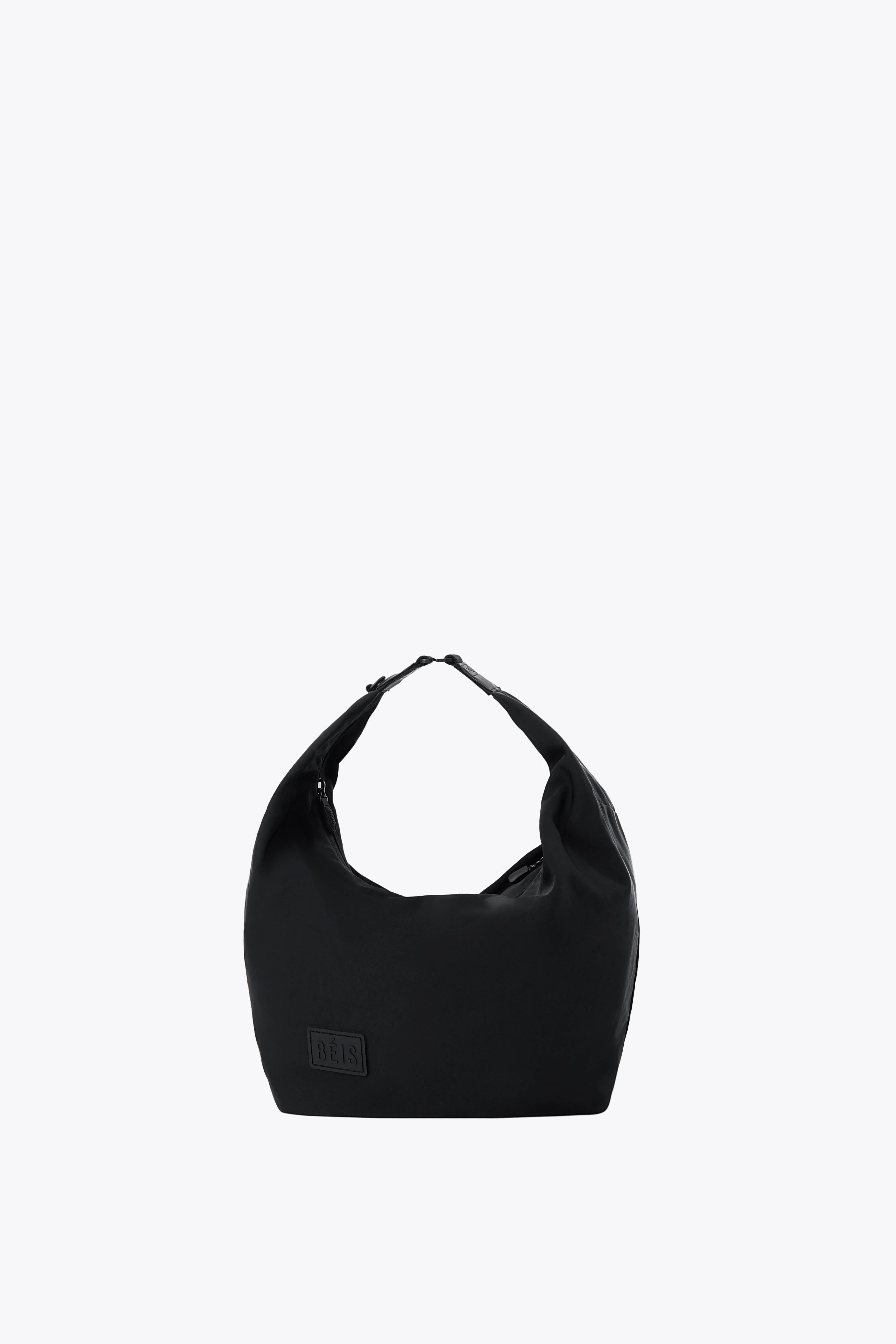 B\u00c9IS The Crescent Catchall in Atlas Pink \u2013 Pink Crescent Crossbody Shoulder Bag | BEIS