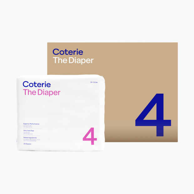 Coterie Ultra Soft Diapers, Monthly Supply Size 4/150 Count | Babylist