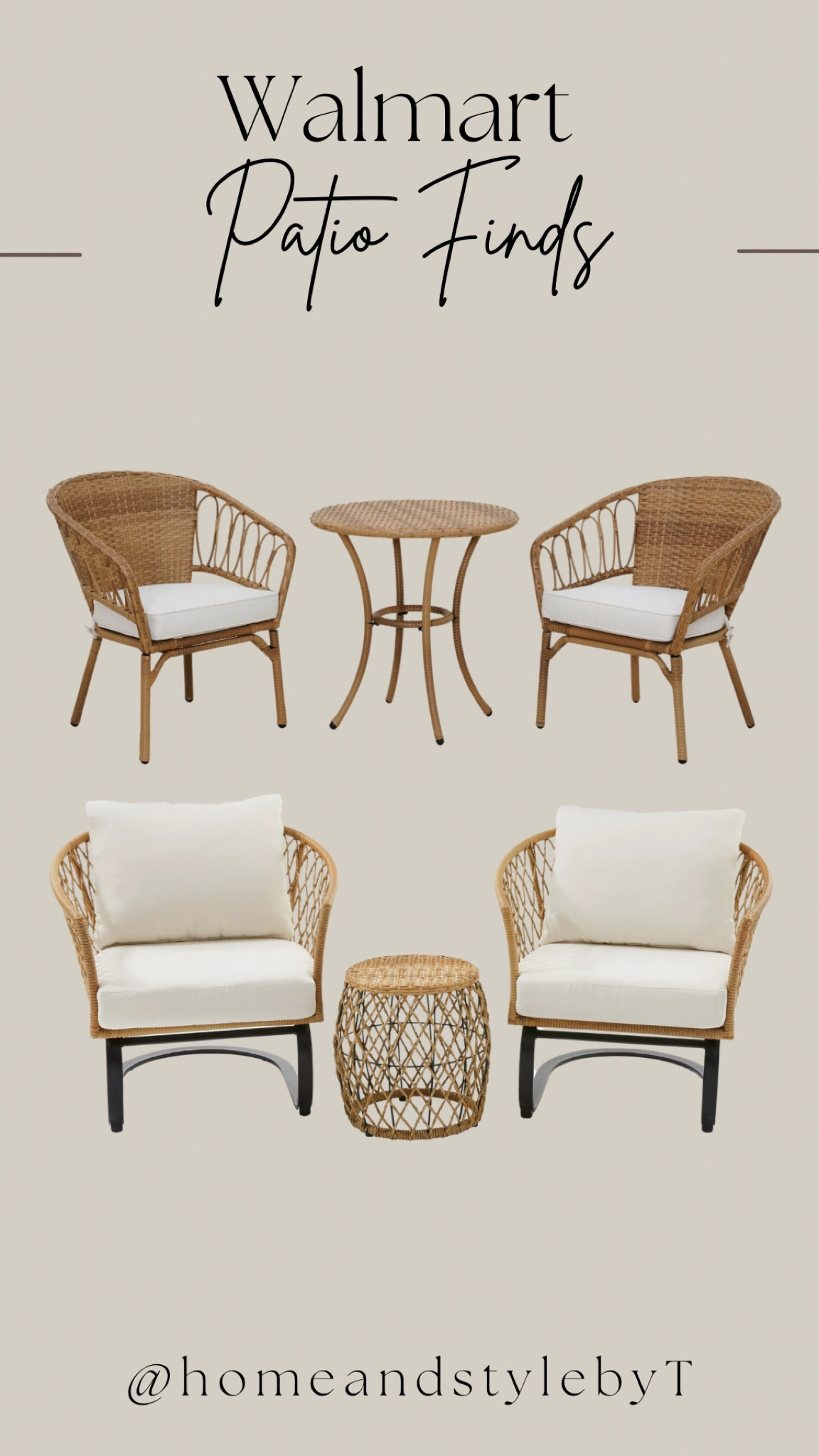 Walmart affordable patio finds 

#LTKHome #LTKSeasonal
