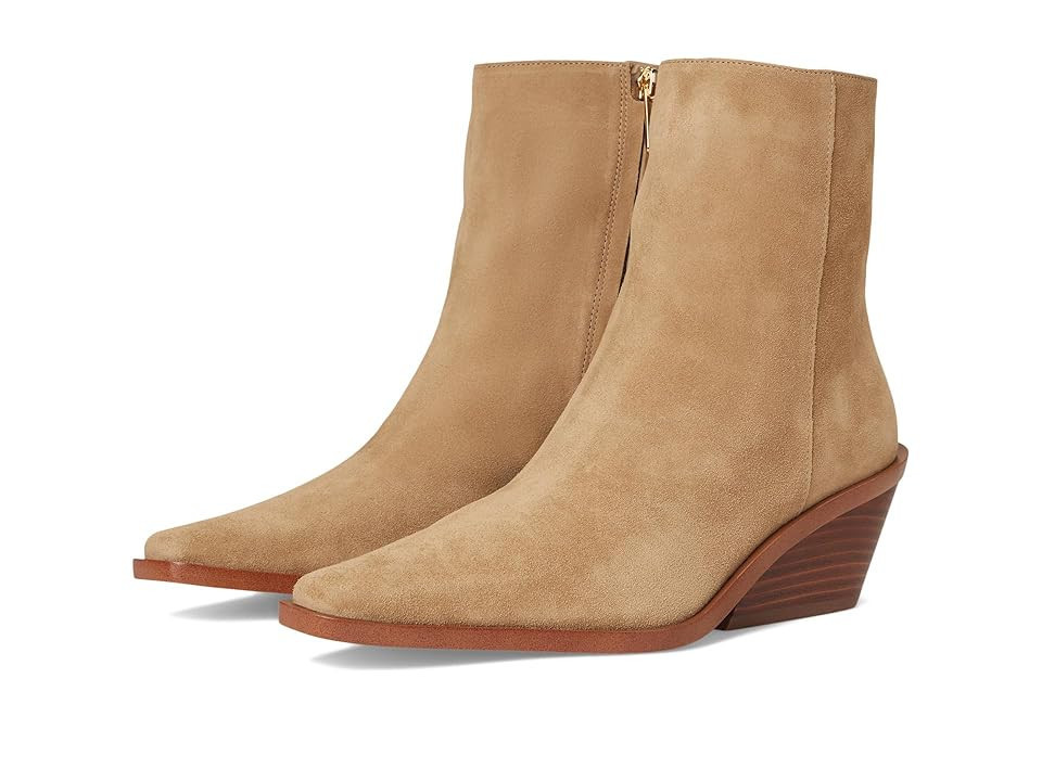 MICHAEL Michael Kors Nash Bootie Women's Boots Camel : 9.5 M, Leather | Zappos