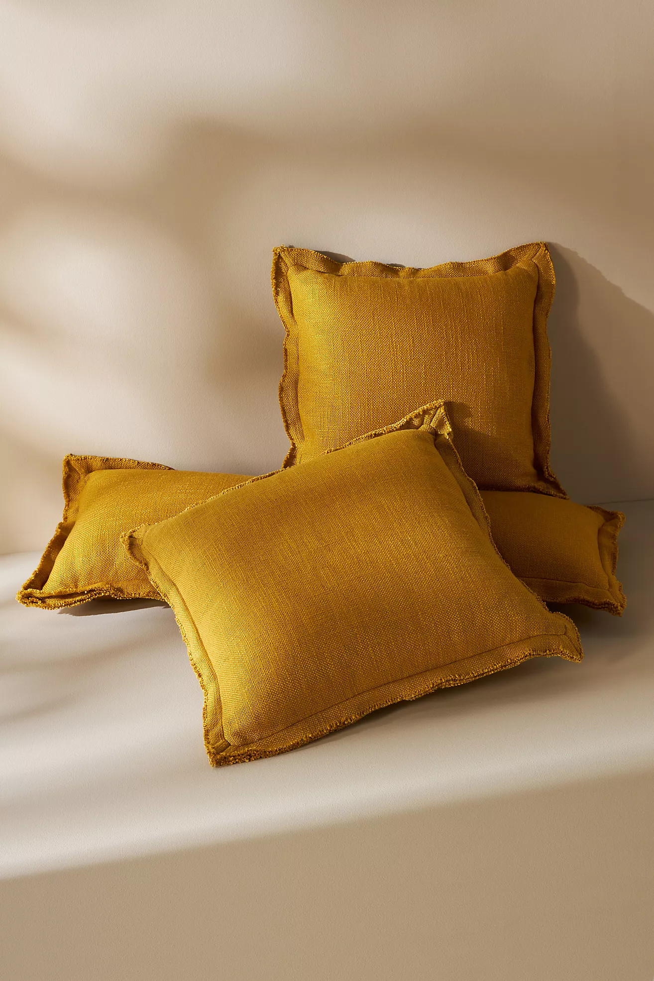 Luxe Linen Blend Pillow | Anthropologie (US)
