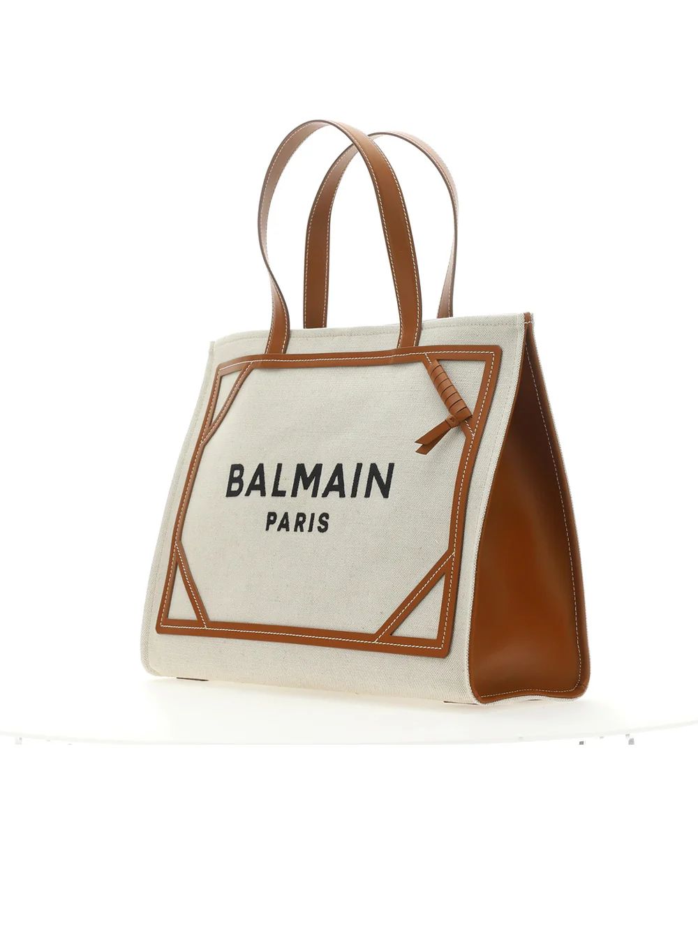 Balmain Logo Detailed Top Handle Bag | Cettire Global