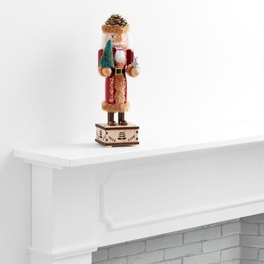 Woodland Santa LED Light Up Nutcracker | World Market