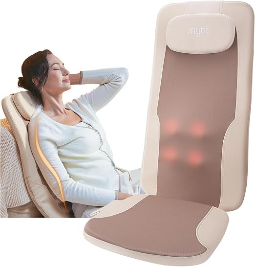 Mynt FSA HSA Eligible Foldable Back Massager, Chair Massager with Soothing Heat, Flexible Massage... | Amazon (US)