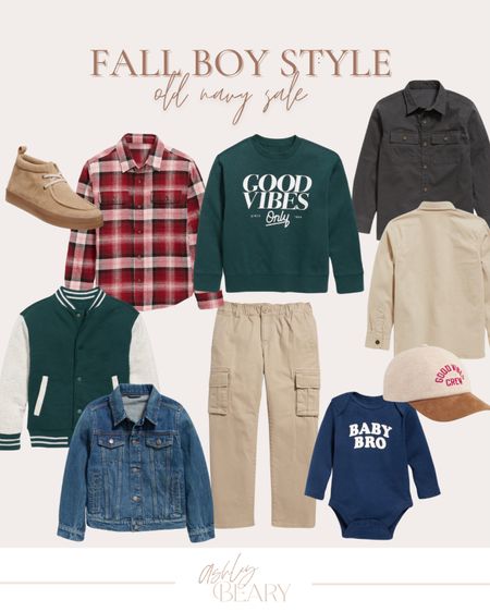 Fall boy style from Old Navy - all on major sale! 

#LTKkids #LTKSeasonal #LTKsalealert